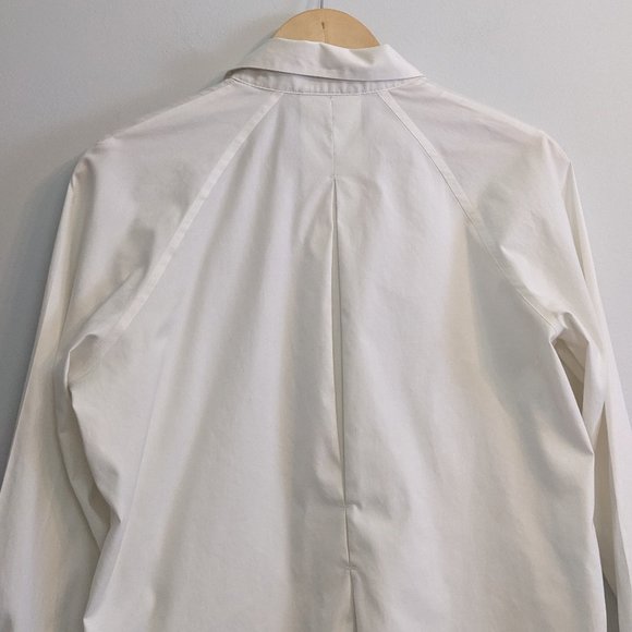 Foxcroft Non-iron Stretch Shirt, Shaped Fit with Pockets, 8 - Picture 10 of 12